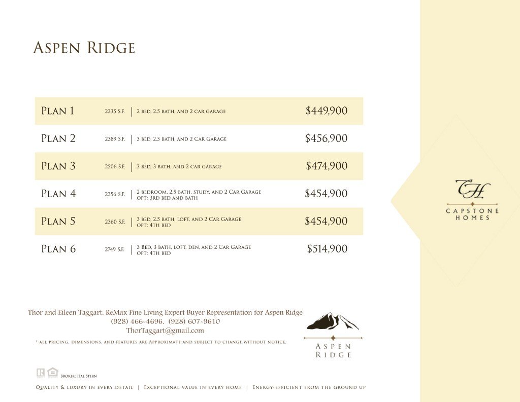 AspenRidgePricing